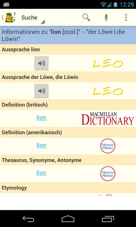 leo's dictionary|leo language translator.